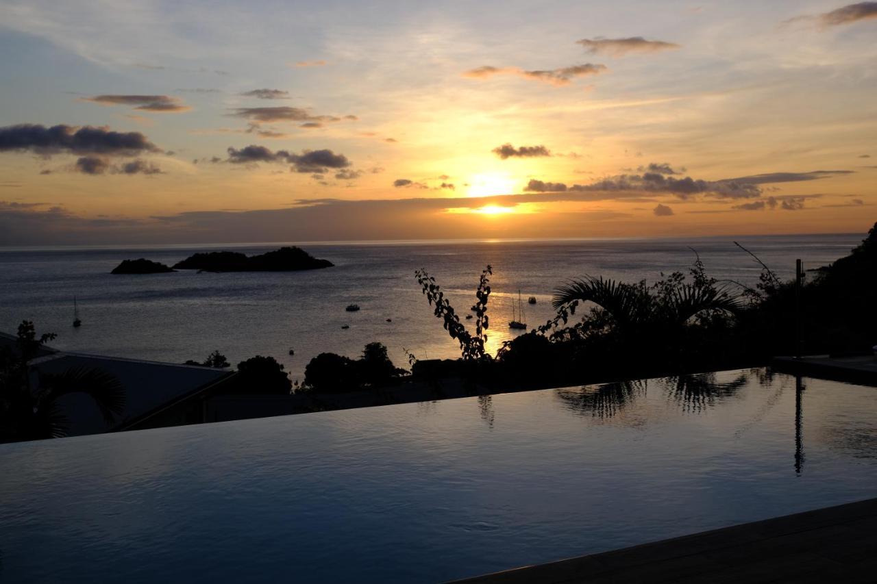 Sunset Palm - Superbe Villa Créole avec piscine face au coucher de soleil Bouillante Exterior foto